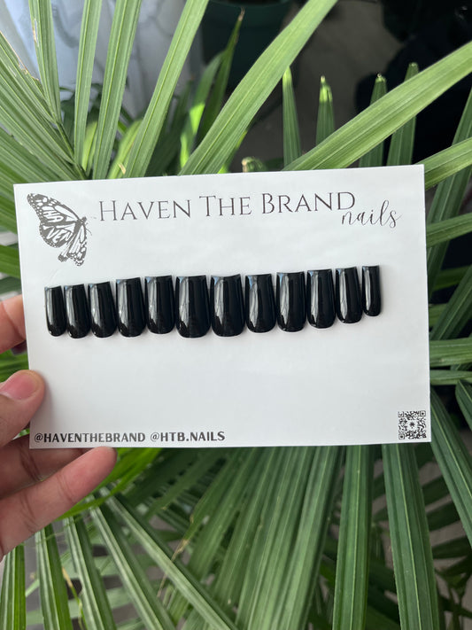 Solid Black Medium Sqaure