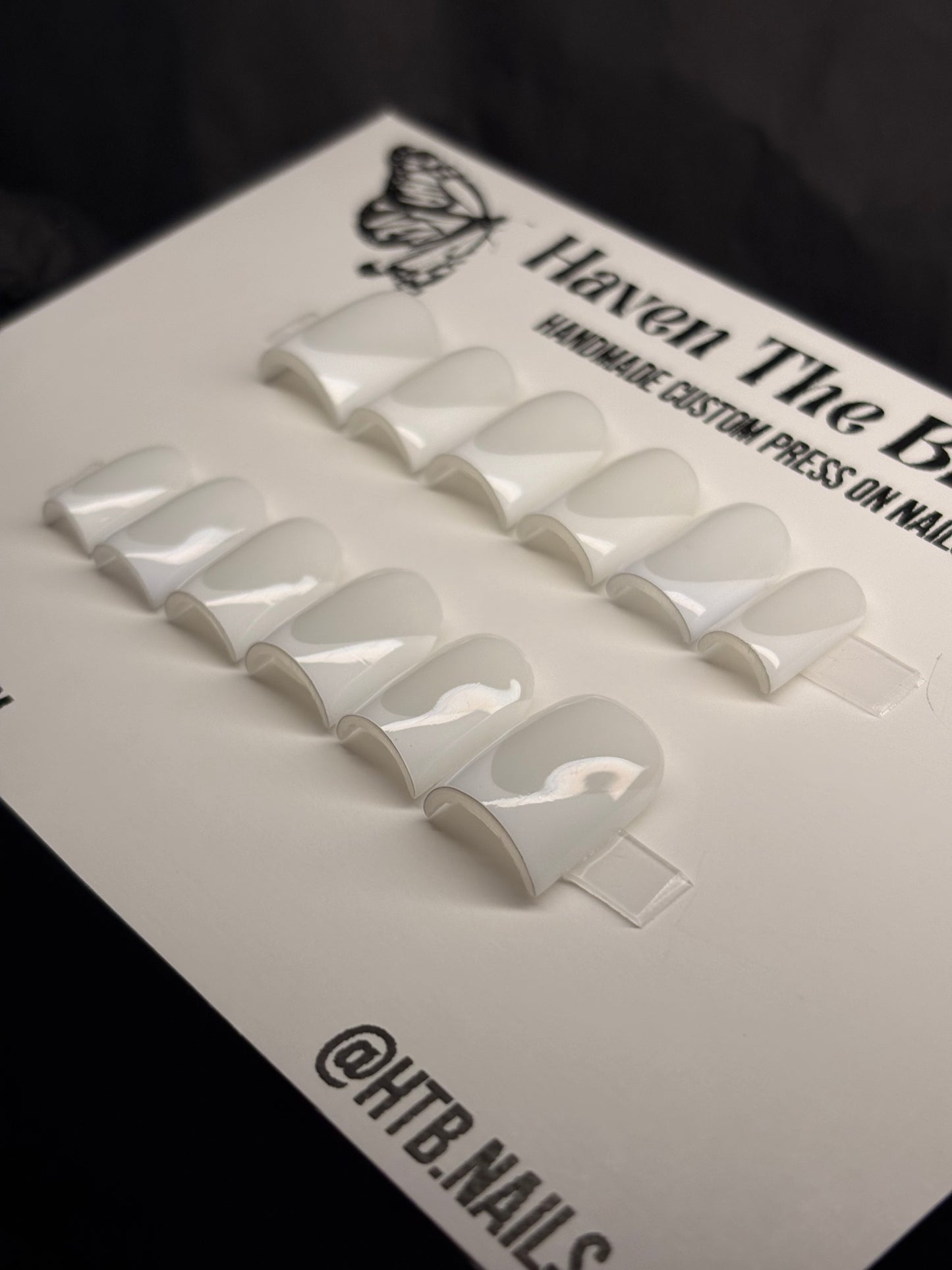 White On White French Tip (custom)