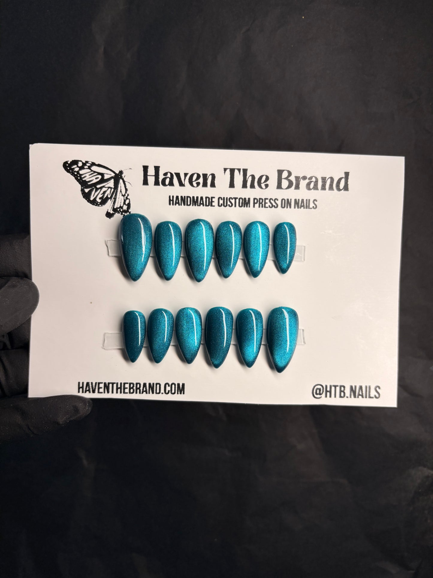 Teal Blue Cat Eye