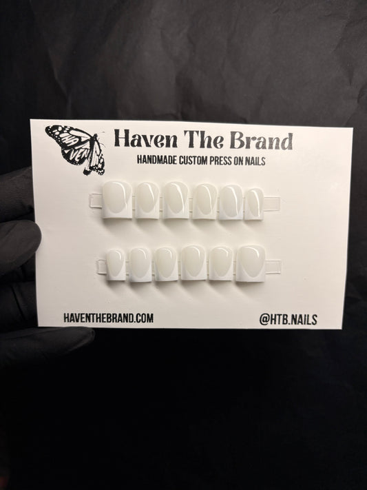 White On White French Tip (custom)