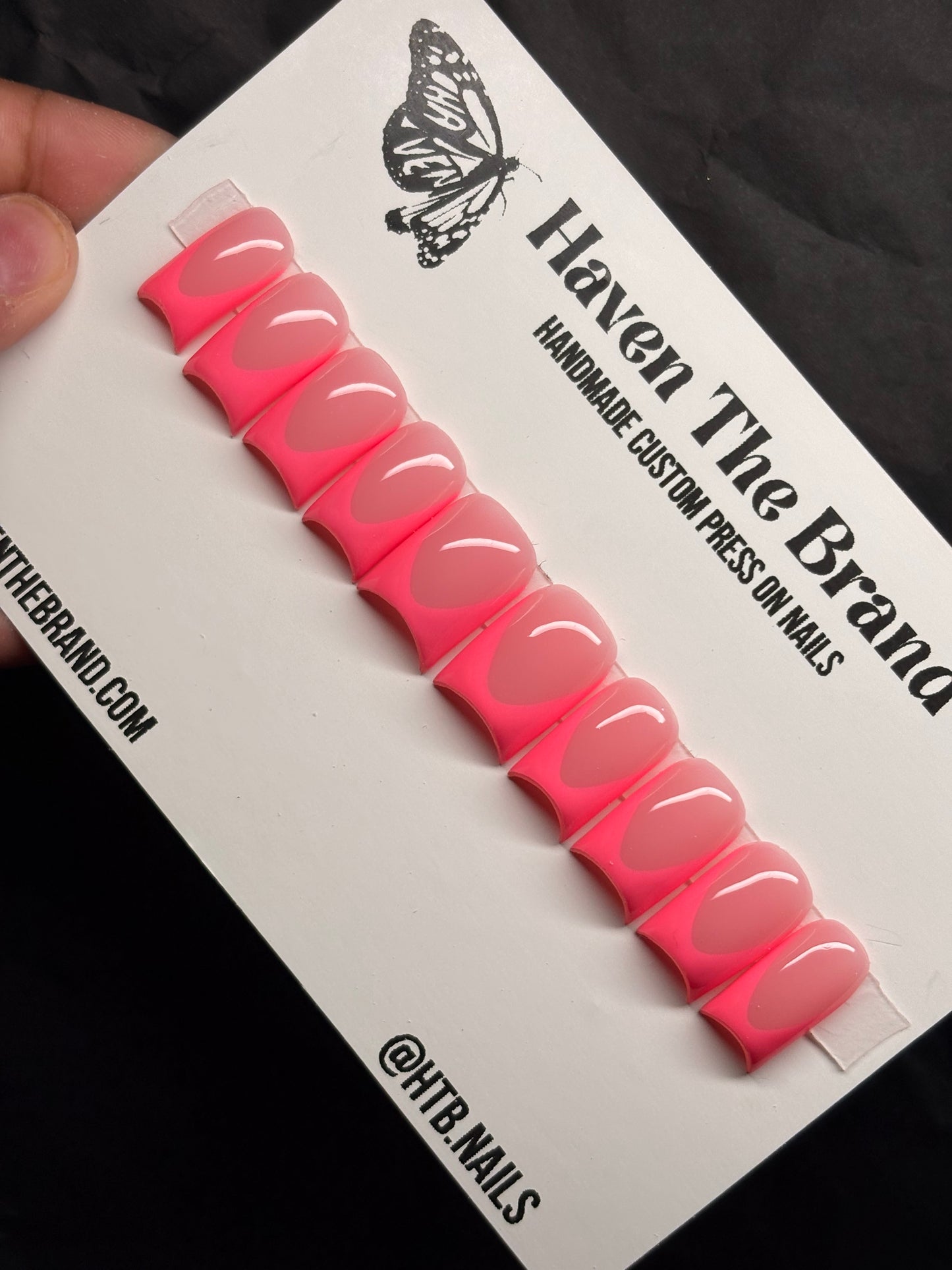 #155 Salon Pink French Tip (custom)