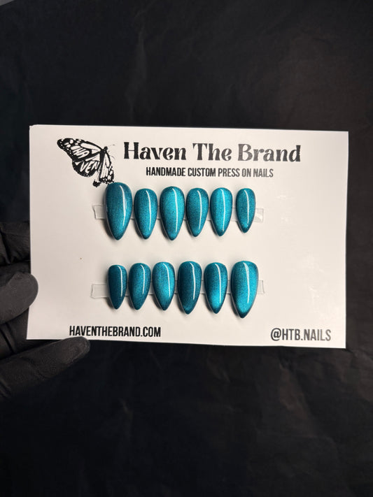 Teal Cateye  (custom)