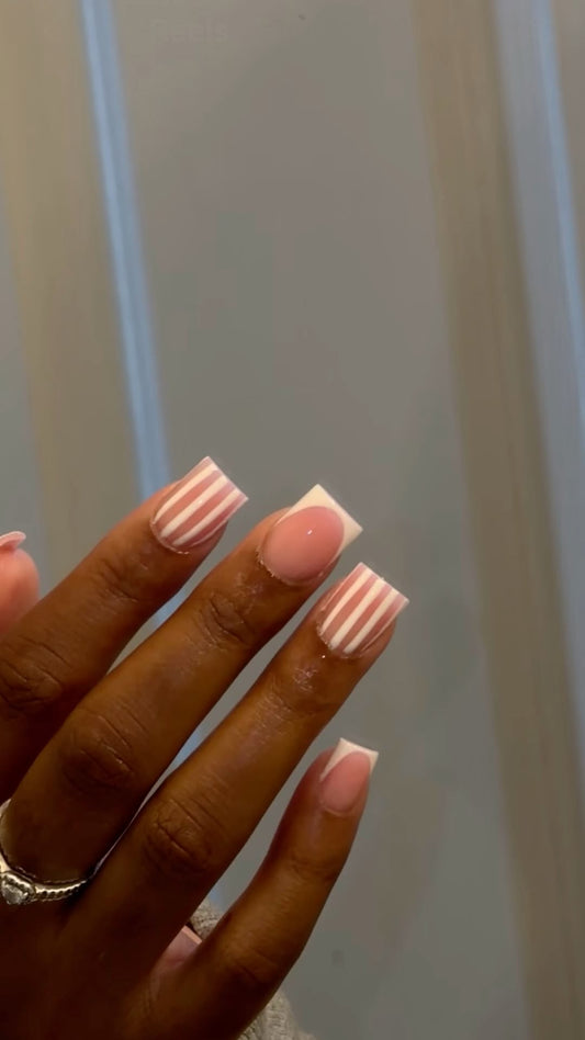 White French + Stripes (discounted)