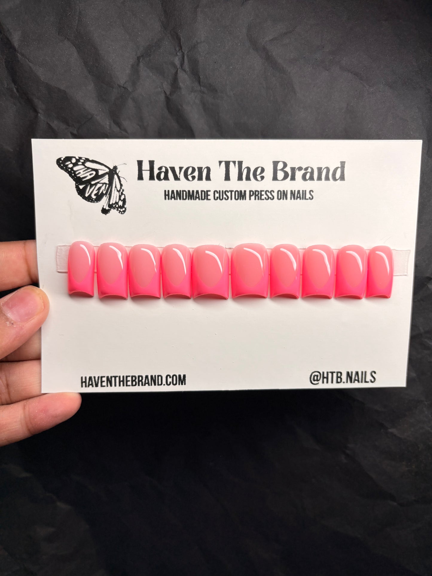 #155 Salon Pink French Tip (custom)